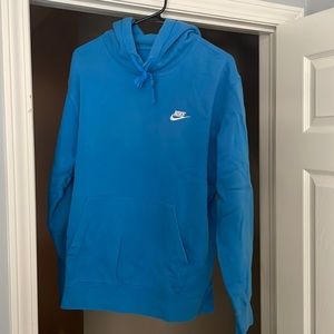 Blue Nike hoodie